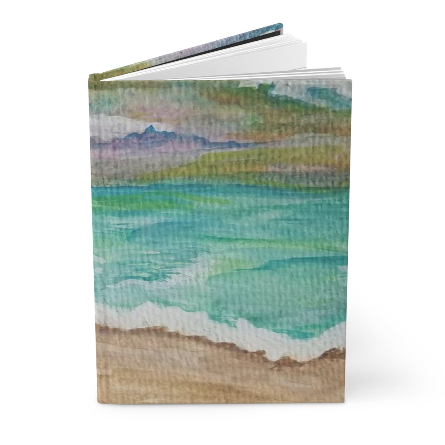 At the Beach Hardcover Journal Matte