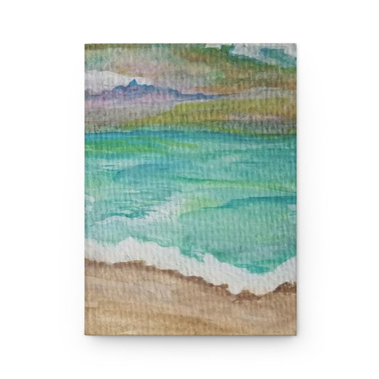 At the Beach Hardcover Journal Matte