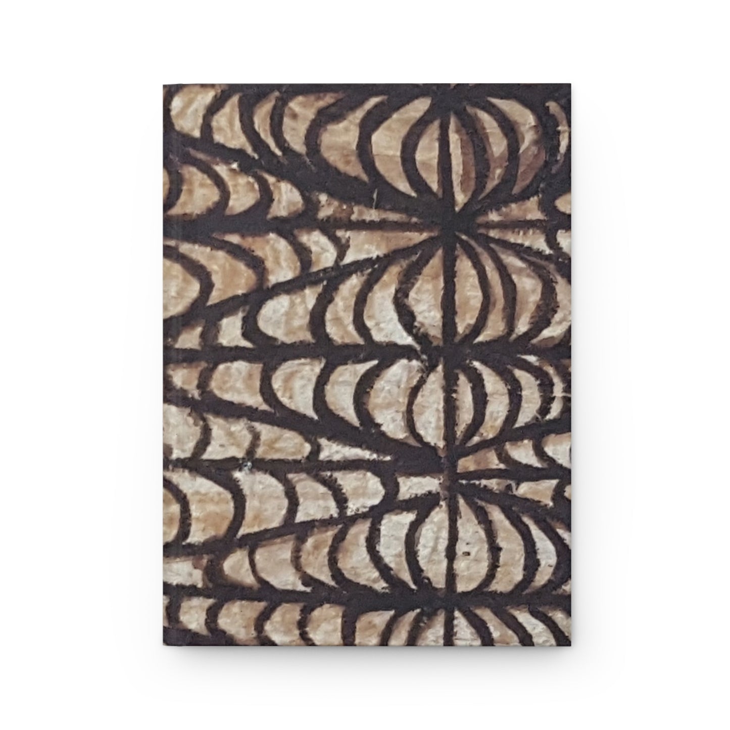 Tapa Cloth Lined Print Style Hardcover Journal Matte