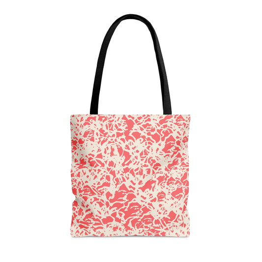 Fleeting Floral Crowns Peach and Cream Tote Bag