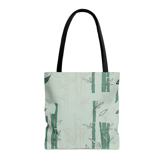 Bamboo Sage Tote Bag - Squirrellyartmama