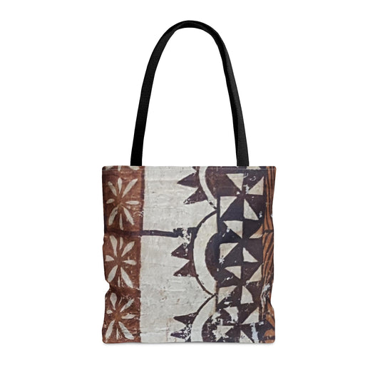 Tapa Print Tote Bag - Squirrellyartmama