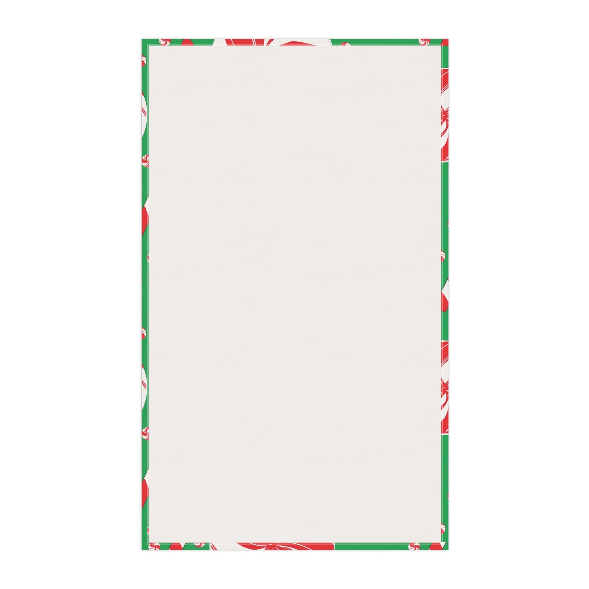 Tea Towel - Sweet Holiday Peppermint Tea Towel - Squirrellyartmama